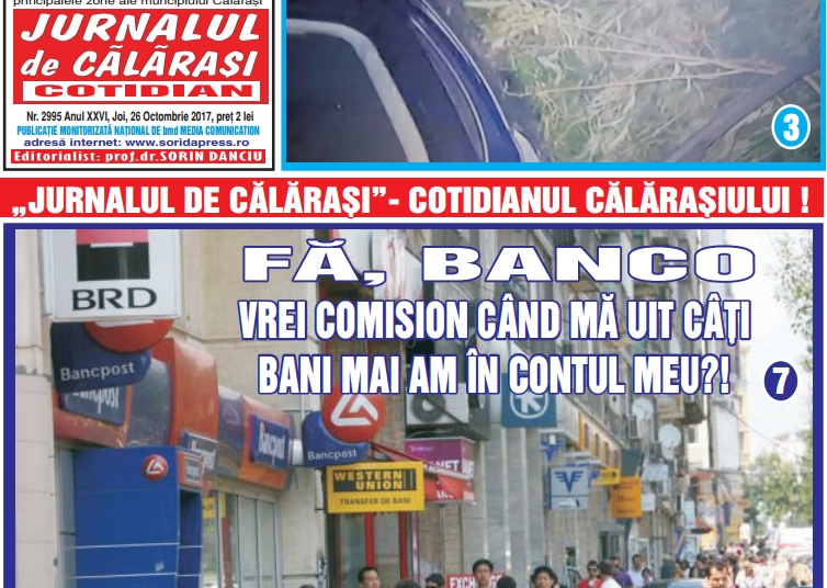 articol banci Jurnalul de Calarasi