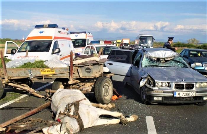 accident caruta Romania